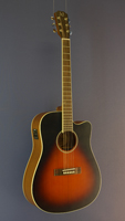 James Neligan EZRA steel-string guitar Dreadnought form, cedar, mahogany, cutaway, sunburst, pickup