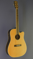 James Neligan EZRA steel-string guitar Dreadnought form, cedar, mahogany, cutaway, pickup