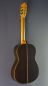 Preview: Ricardo Moreno, Tarrega 63 cedar, 63 cm short scale, all-solid guitar made of cedar and rosewood, Spanish classical guitar , back view