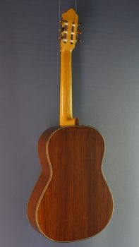 Andres D. Marvi Konzertgitarre Fichte, Palisander, Mensur 65 cm, Baujahr 2021, Meistergitarre, Rückseite