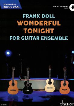 Doll, Frank: Wonderful Tonight for 4 guitars or guitar ensemble, sheet music