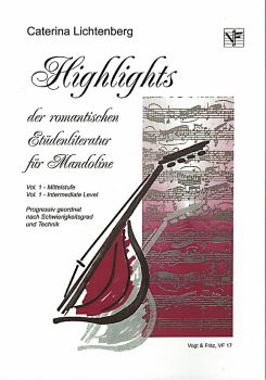 Highlights der romantischen Etüdenliteratur Band 1 für Mandoline, Noten