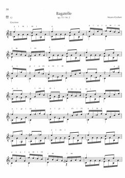 Neges, Ferdinand: Play Guitar in Concert - Welcome to Vienna, Guitar solo sheet music  (+ online audio) sample