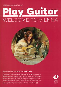 Neges, Ferdinand: Play Guitar in Concert - Welcome to Vienna, Guitar solo sheet music  (+ online audio)