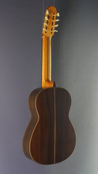 8-string Guitar Ricardo Moreno spruce, rosewood all-solid, Spanish Guitar, back view