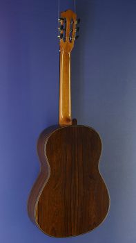 Stefanos Poligenis, Meistergitarre, Double Top Lattice, Fichte, Palisander, Mensur 65 cm, Baujahr 2023, Rückseite