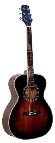 Kirkland Acoustic Guitar CLS brownburst, solid spruce top