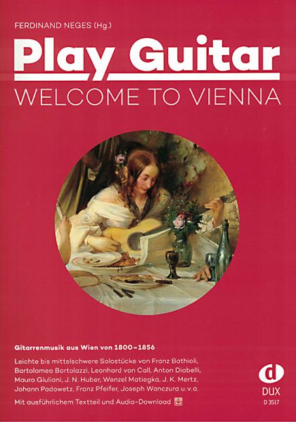 Neges, Ferdinand: Play Guitar in Concert - Welcome to Vienna, Gitarre solo Noten  (+ online Audio)