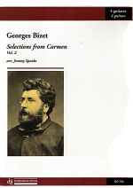 Bizet, Georges: Selections from Carmen Vol. 2 for 4 guitars, guitar quartet, sheet music