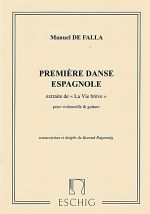 Falla, Manuel de: Premiere Danse Espagnole, extrait de la vie breve für Cello und Gitarre, Noten