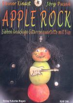 Kinast, Rainer & Pusak, Jörg: Apple Rock, leichte Stücke für 4 Gitarren, Noten