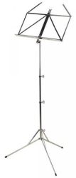 Music stand, compact, nickel-plated